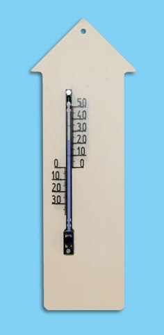 Thermometer Haus zum bemalen