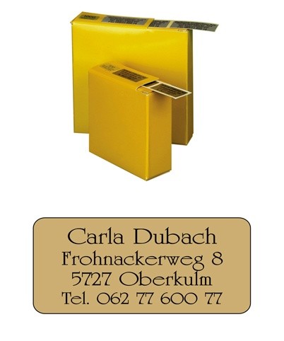 Etiketten 35x16mm Schriftart: Hochdorf