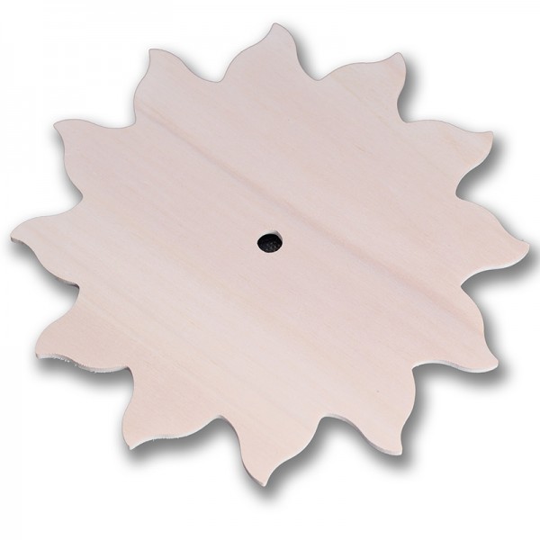 Zifferblatt aus Holz Sonne ca. 20 cm