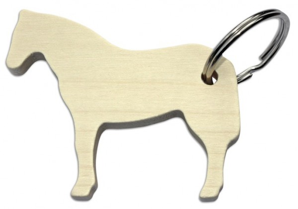 Schlüsselanhänger Pferd Ø 7cm, inkl. Ring